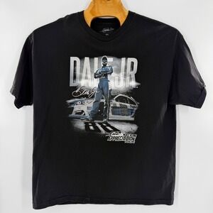Vintage Dale Earnhardt Jr NASCAR T Shirt Mens 2XL Black JR Nation 88